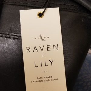 Raven + Lily leather backpack